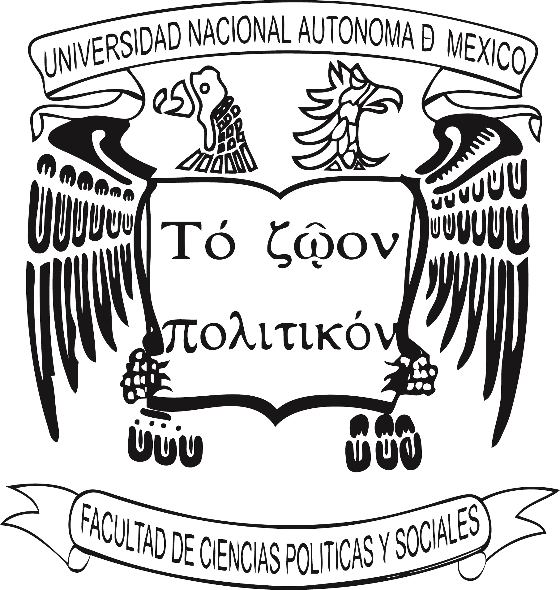 Facultad de ciencias políticas y sociales UNAM, Universidad Nacional Autónoma de México logo