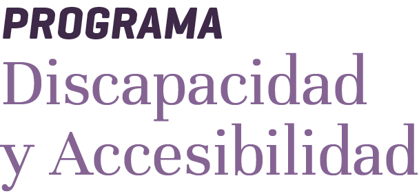 Logo programa Discapacidad Accesibilidad FiloUBA