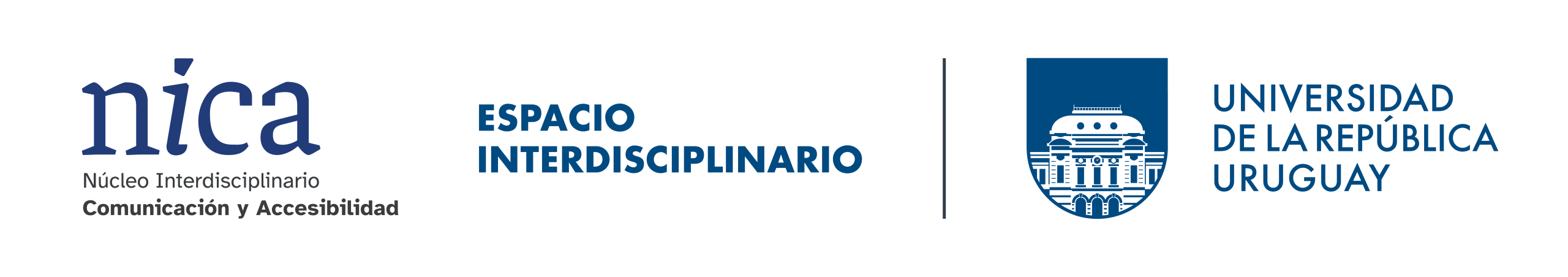 logo Núcleo Interdisciplinario Comunicación y Accesibilidad (NICA) de la Universidad de la República